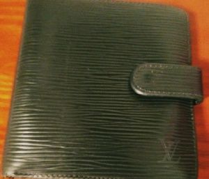 Louis Vuitton Black Epi Wallet
